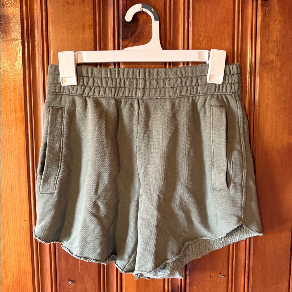 Aerie Sage Green Cargo Shorts